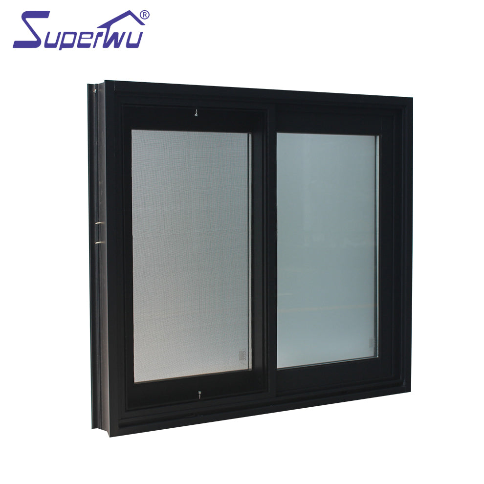Superwu Thermal Break Aluminum Alloy Sliding Window Double Glazed
