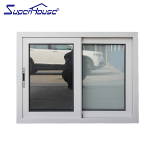 Superhouse China factory double glass window aluminium sliding window for sell