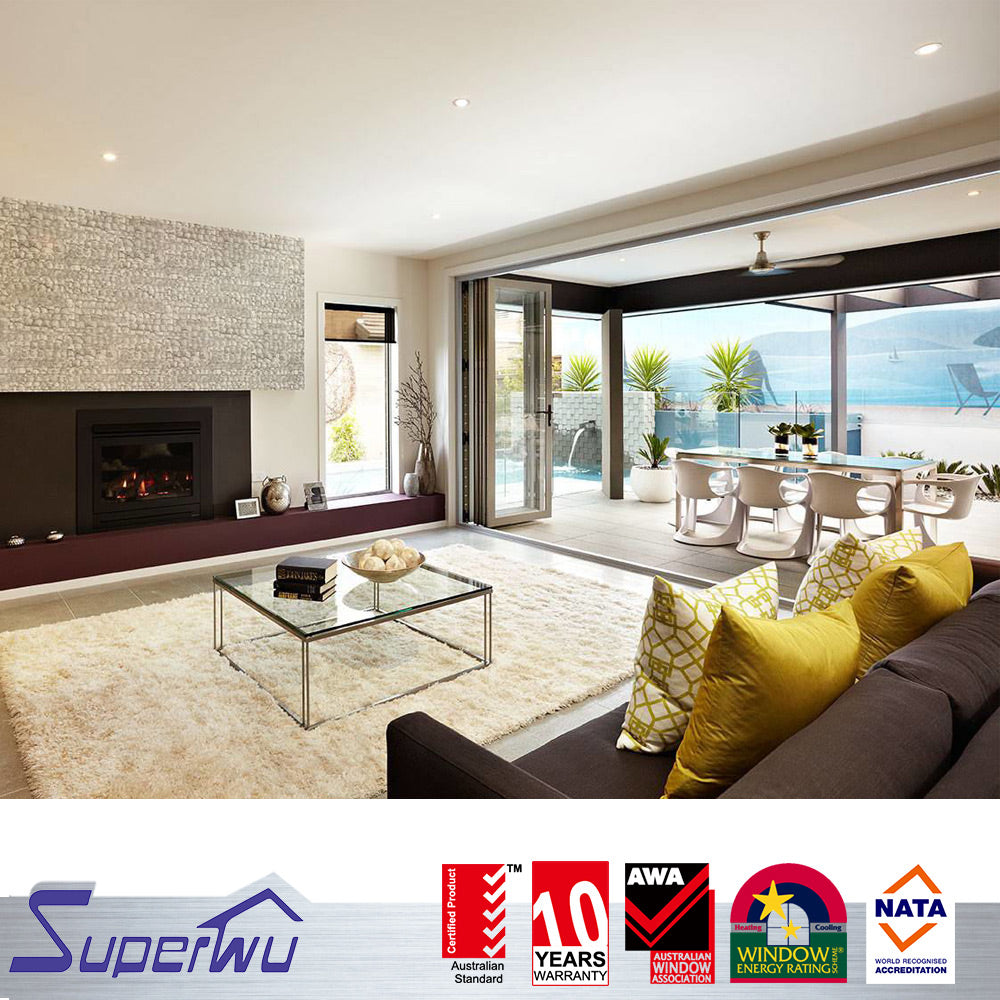 Superwu Australian standard new design high quality aluminium frame bi ...