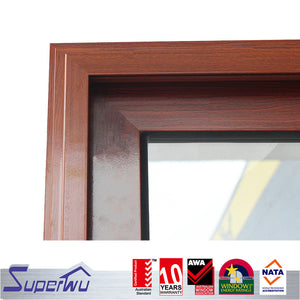 Superwu The Aluminum Wood-grain Sliding Door Has A Unique Style, Of Course You Can Also Choose Other Colors