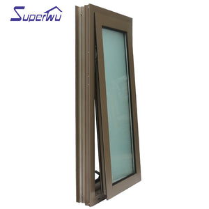 Superwu Australia standard Aluminum awning window modern window grill design