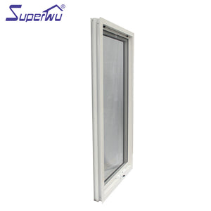 Superwu US Style hurricane proof Aluminum Awing window Outwards Opening design