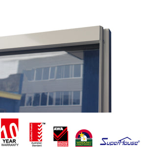 Superhouse AS2047/NOA/NFRC double glazing aluminium Fixed window