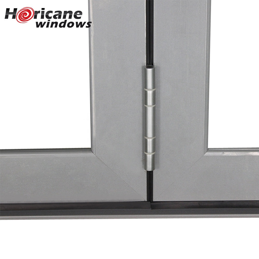 Superhouse NFRC AS2047 standard China commercial big aluminum glass panel accordion folding door