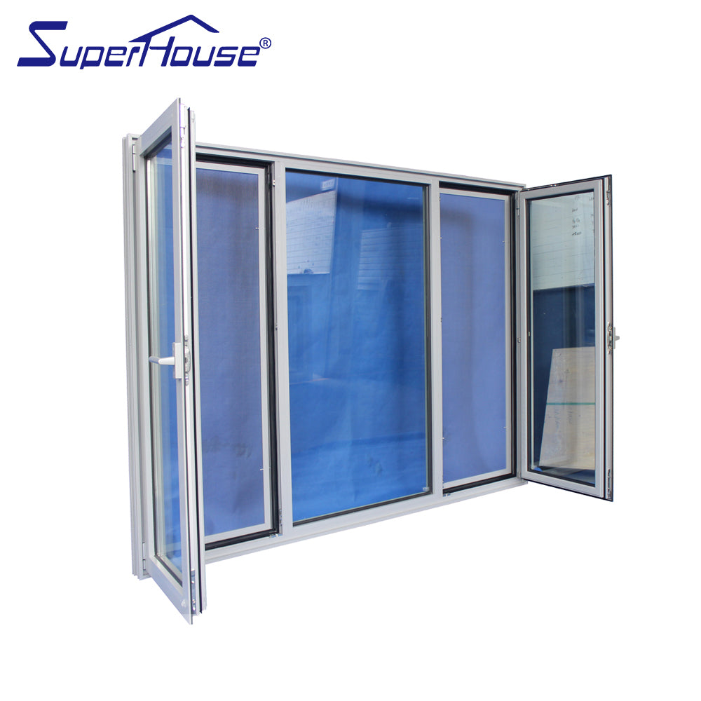 Superhouse Canada Standard double glass aluminum tilt turn aluminum window