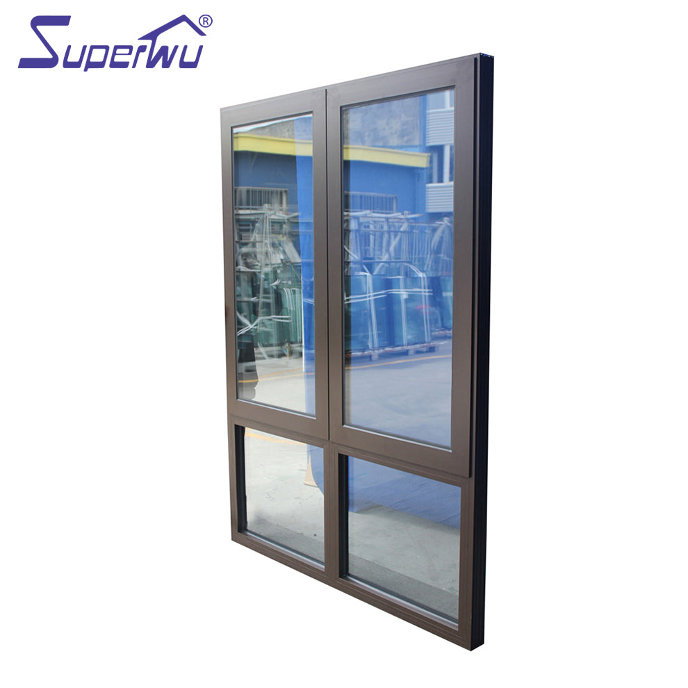 Superwu OEM Factory price thermal break aluminium frame swing out windows