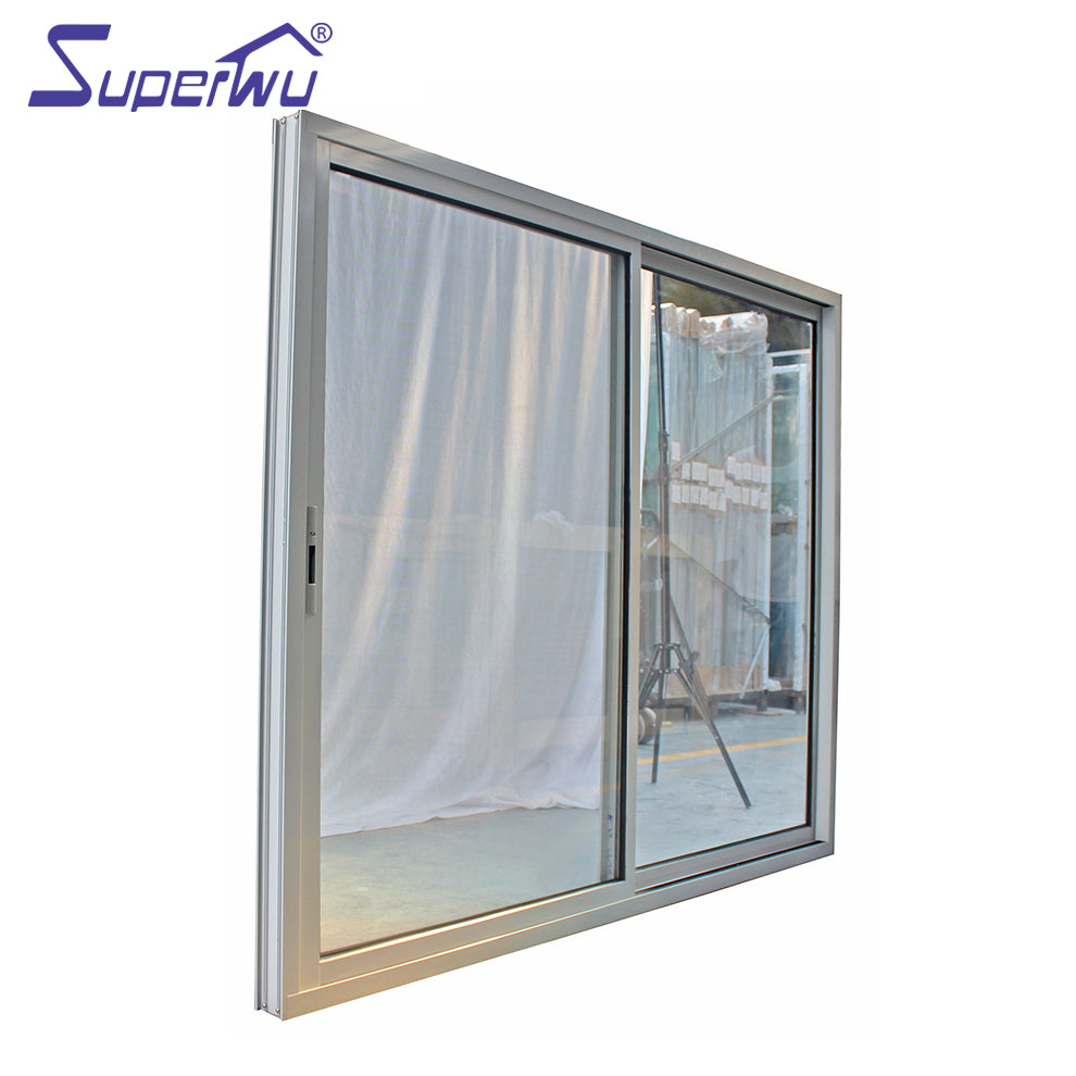 Superwu High quality glass sliding window aluminum sliding window