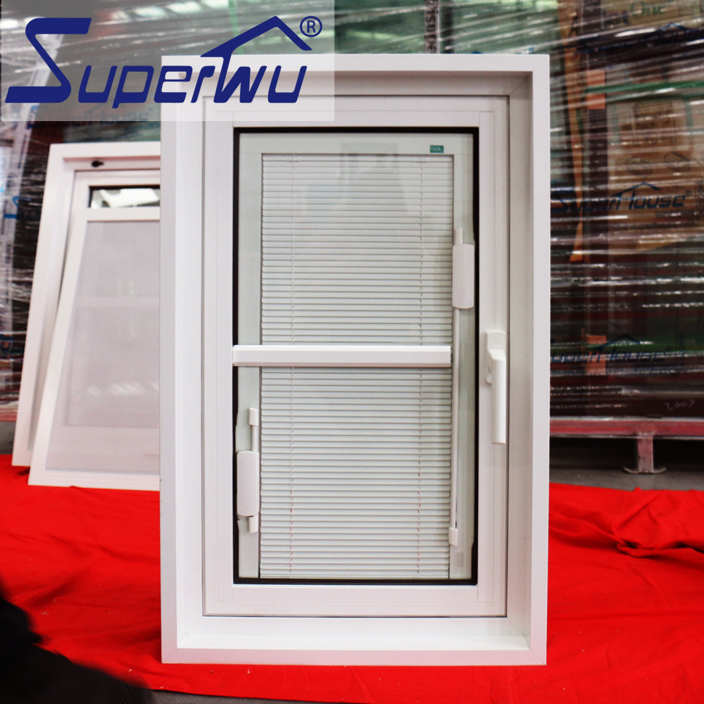 Superwu DADE/AS2047/NFRC office safe glass hurricane impact aluminum windows and doors