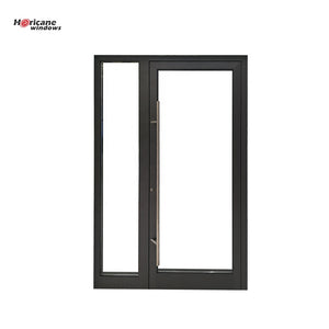 Superhouse New design supplier exterior colored residential unequal aluminium glass double entry entrance front doors