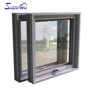 Superwu America standard tempered glass impact awning window