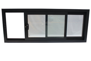 Superwu Australia aluminum black window sliding window double glazed window