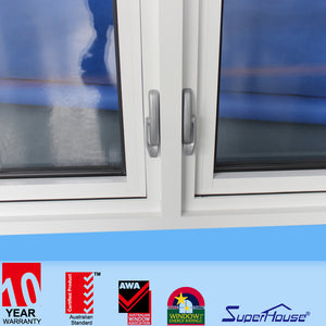 Superhouse Heat resistance double glass thermal break casement window