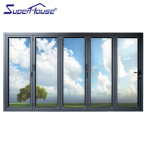 Superhouse Superhouse hot sale tempered glass folding door