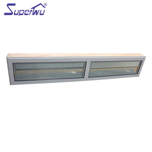 Superwu High quality aluminum half fixed windows with aluminum louver blade Australia standard