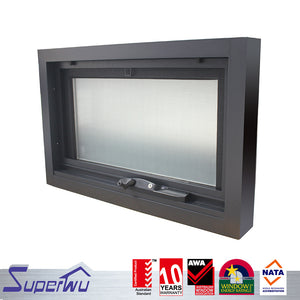 Superwu AS2047 Australia Standard Residential Quality Aluminum Casement Frame Glass Awning Windows
