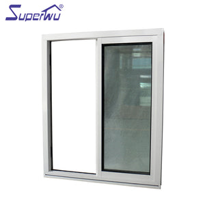 Superwu impact proof Aluminium Windows Sliding Window with Inside Grill
