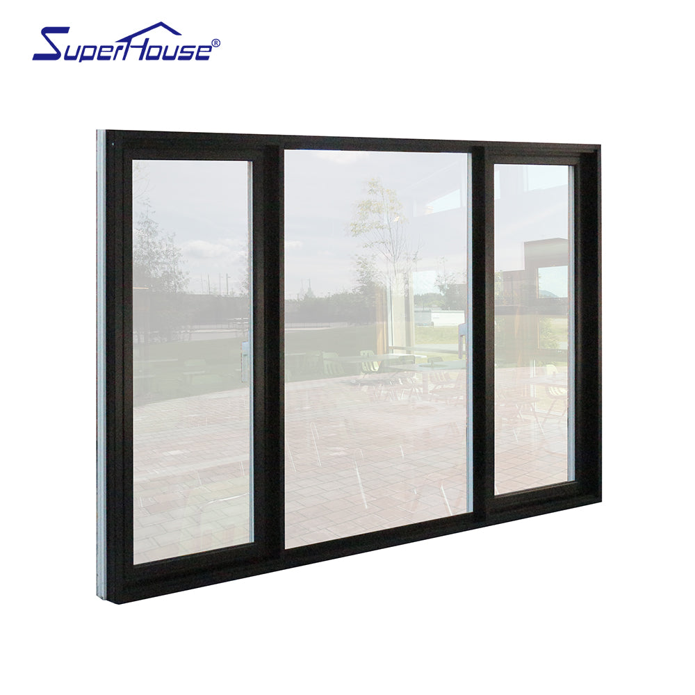 Superhouse High quality aluminium casement window grill design single pane casement windows