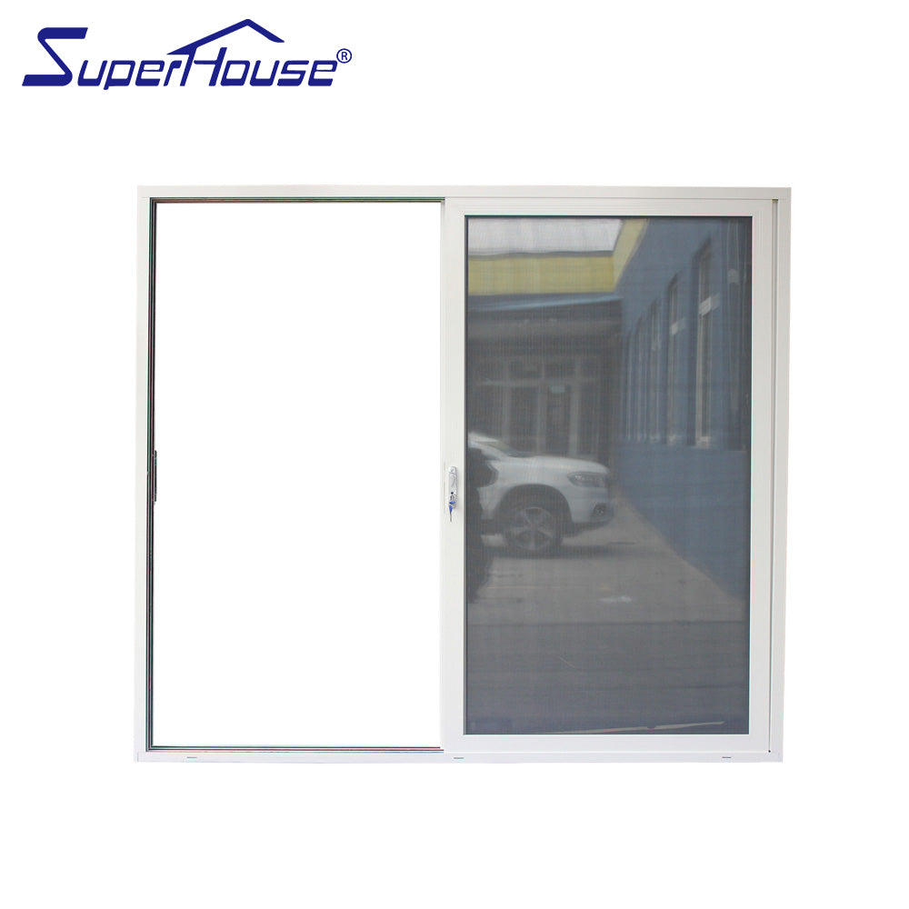 Superhouse Australia AS2047 standard commercial New design aluminium sliding door with fiberglass screen