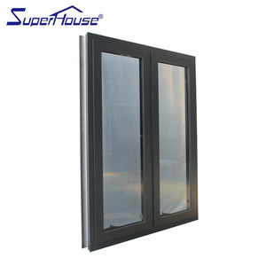 Superhouse USA&NFRC standard 38db sound insulation crank awning window with tempered glass