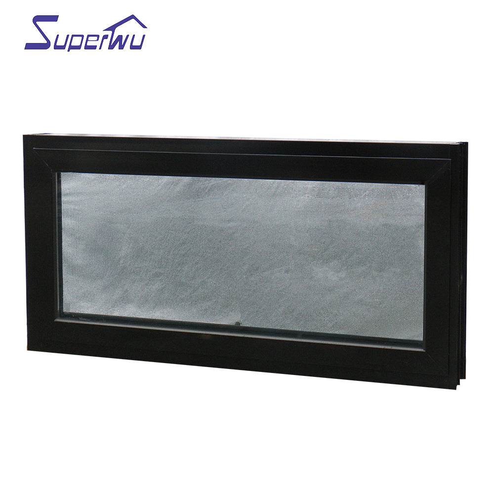 Superwu Australian popular design aluminium frame chain winder awning window fiberglass flynet avaible