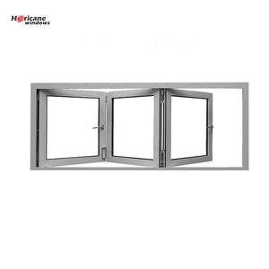 Superhouse NFRC AS2047 standard american large long aluminum side bifold folding multifold sliding windows for house