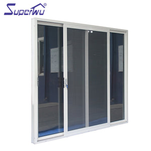 Superwu terrace sliding aluminum doors glass curtain aluminium glass door