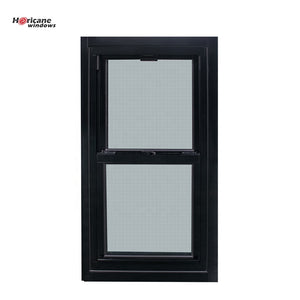 Superhouse Australian standard aluminium frame single double hung sliding glass windows for sale