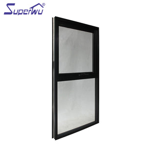 Superwu NFRC certificated window Thermally-efficient Aluminum Triple Pane awning Window