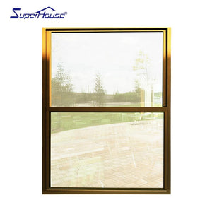 Superhouse Factory sell vertical sliding single hung double hung window with flynet