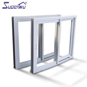 Superwu High Quality Wholesale Custom Cheap horizontal sliding service window track system folding Made In China Low Price