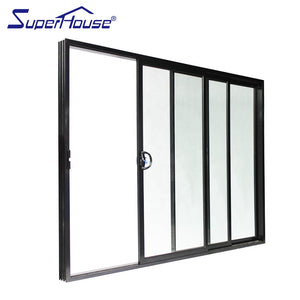 Superhouse Australia AS2047 standard high quality D2015 powder coating soundproof sliding stacker door for house