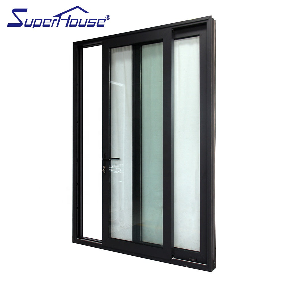 Superhouse EU market smart system energy saving exterior sliding door with triple low-E glass