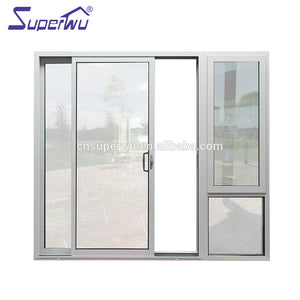 Superwu Factory cheap price glass panel garage door louvers window for doors windows