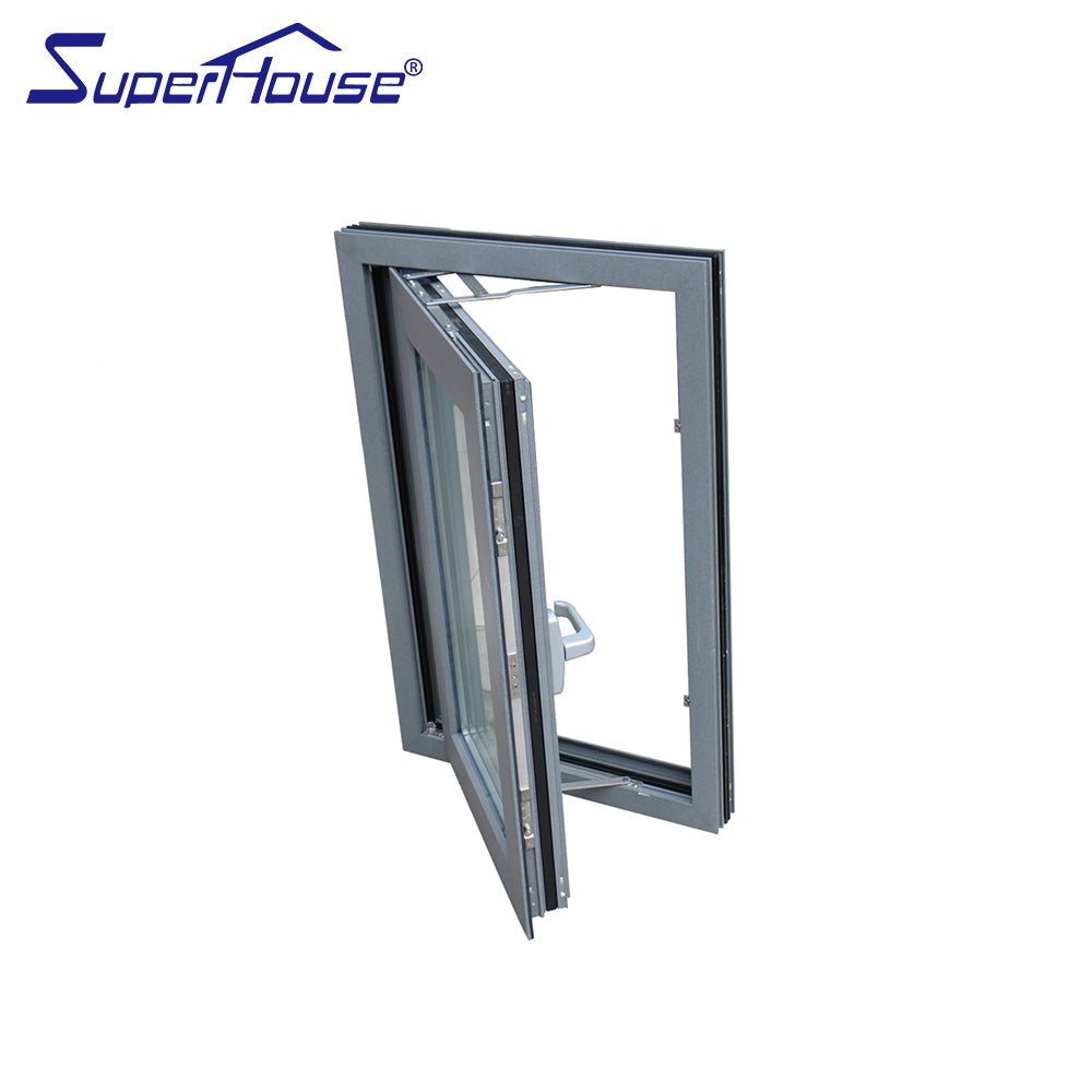 Superhouse Aluminum window frames sound proof casement window hot window design