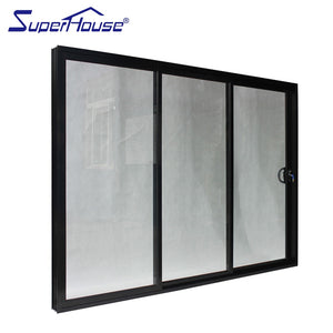 Superhouse Australia AS2047 standard high quality D2015 powder coating soundproof sliding stacker door for house