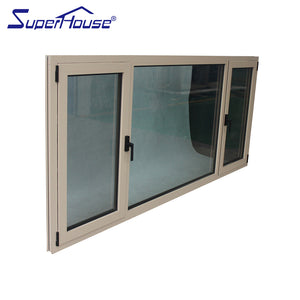 Superhouse EU USA Australia market fire rated aluminum tilt turn window with stainless steel flynet