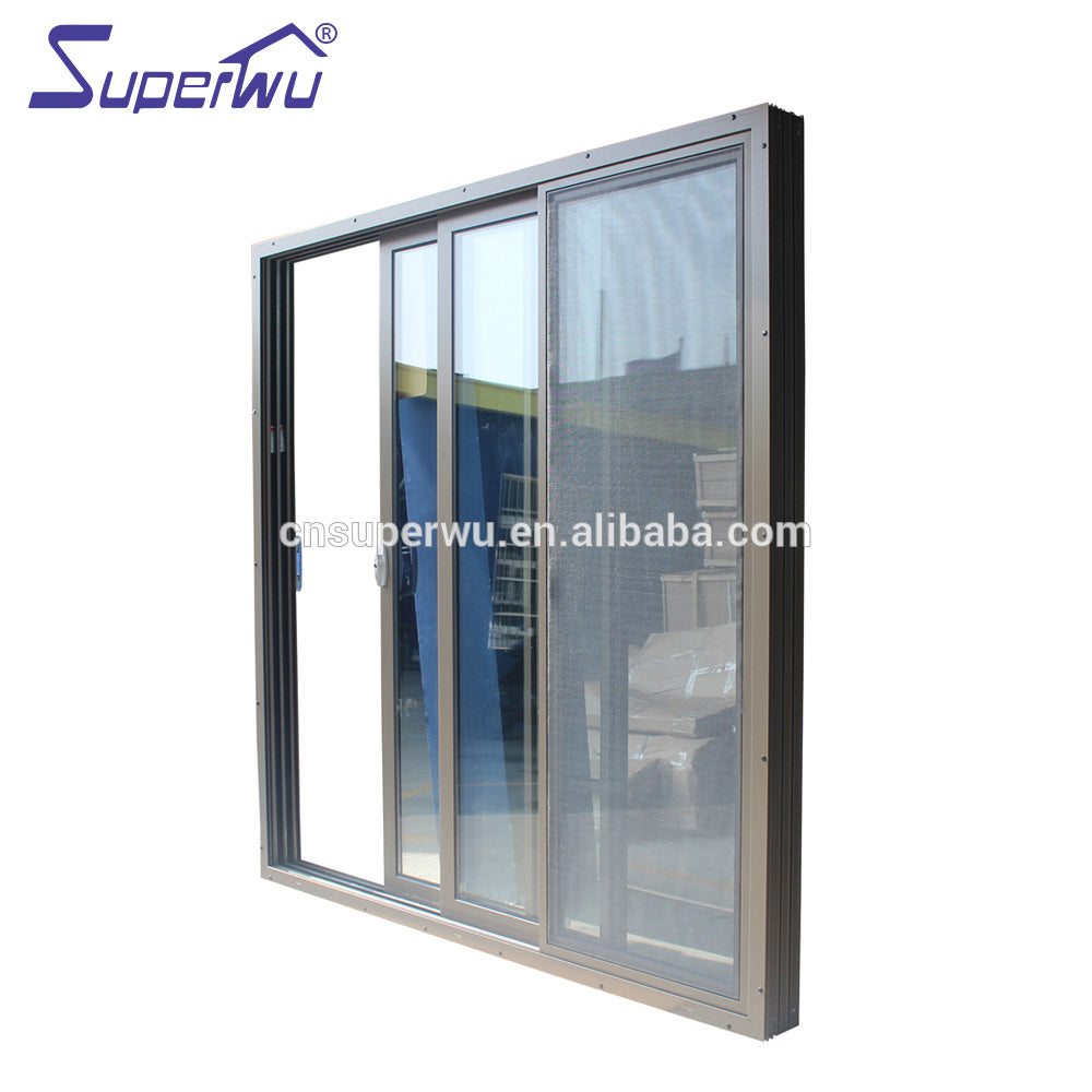 Superwu new 2020 Chinese Factory Hot Sale aluminium doors and windows in dubai superhouse door with price