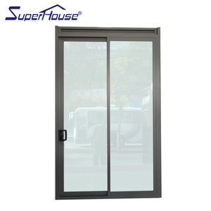 Superhouse Australia AS2047/AWA/AS1288 standard commercial system tempered glass aluminium toilet sliding door with trickle vent