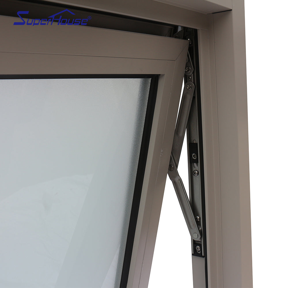 Superhouse Good insulation performance aluminium windows triple glass windows with argon filled