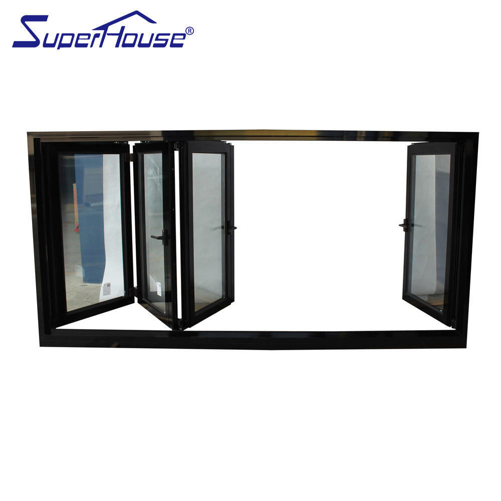 Superhouse New Zealand standard approved aluminium accordion folding sliding windows