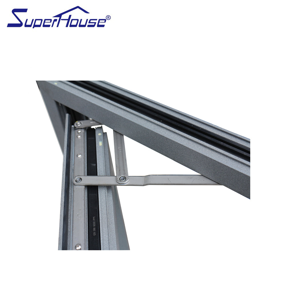 Superhouse Aluminum window frames sound proof casement window hot window design