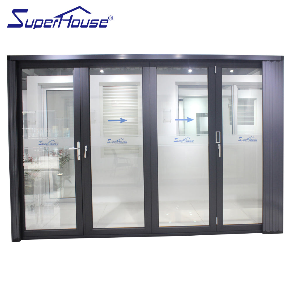 Superhouse Folding door american thermal break aluminium alloy patio doors prices