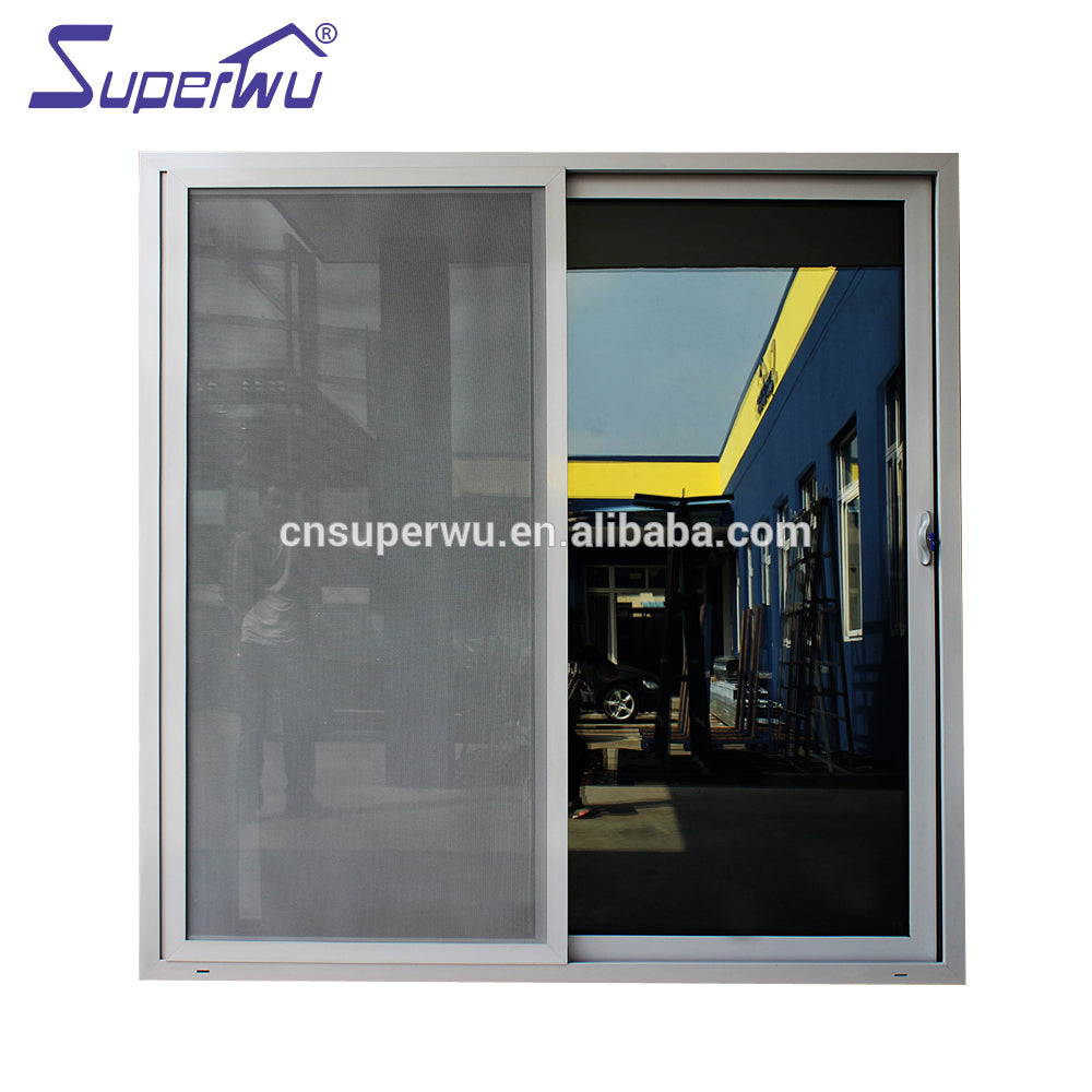 Superwu Factory Hot Sales aluminum doors for external prices bulletproof glass door and window system interior frosted bathroom
