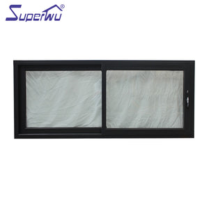 Superwu Hot sale factory direct triple sliding window aluminum framed double glazed safety glass with Bestar Price