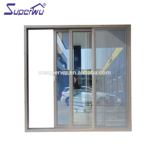 Superwu High quality factory glass pocket doors with exterior commercial fiberglass price