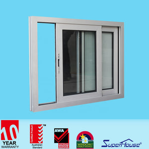 Superhouse Australia standard Container House use powder coating white color sliding window with mosquito net