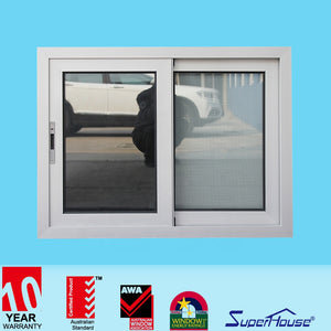 Superhouse Australia standard Container House use powder coating white color sliding window with mosquito net