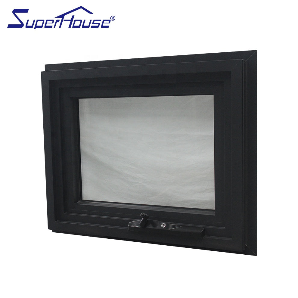 Superhouse Australia standard fire rated bushfire zone use awning window with stainless steel flyscreen