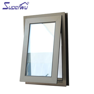 Superwu Florida approval low-E glass water proof awing window for villa