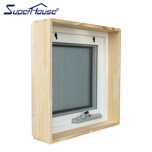 Superhouse Australia local design chain winder awning window with Timber reveal for timer structure house